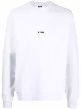 Джемпер с логотипом MSGM, серый