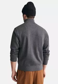 Джемпер SACKER HALF-ZIP GANT, серый