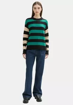 Джемпер TOM TAILOR DENIM, зеленый