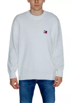 Джемпер Tommy Jeans хлопковый, белый