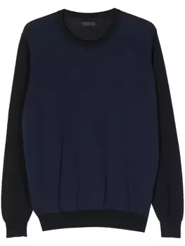 Джемпер тонкой вязки Corneliani, синий