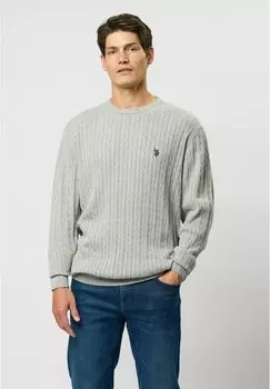 Джемпер U.S. Polo Assn., серый