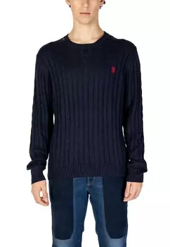 Джемпер U.S. Polo Assn. вязаный, синий