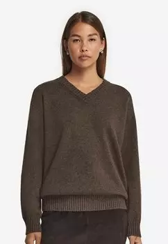 Джемпер V NECK Falconeri, коричневый