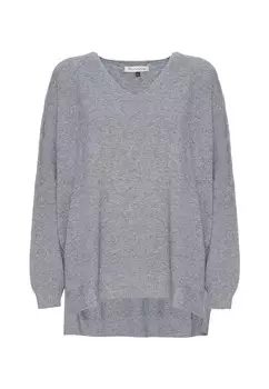 Джемпер V-NECK Manila Grace, серый