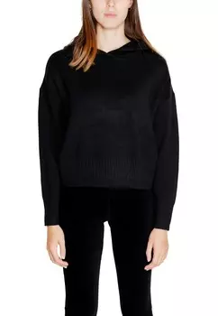 Джемпер Vero Moda с капюшоном, черный