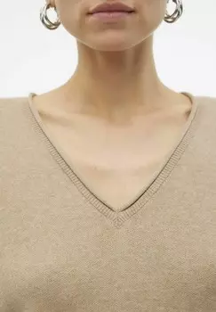 Джемпер VM Vero Moda, бежевый
