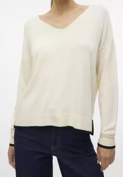 Джемпер VMBREEZE VNECK Vero Moda, кремовый