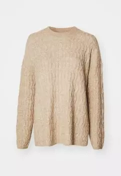 Джемпер VMELYA ONECK LONG PULLOVER Vero Moda, бежевый