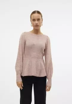 Джемпер VMFLAVOUR PEPLUM Vero Moda, розовый