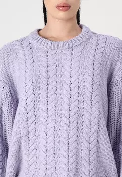Джемпер VMSVEACABLE Vero Moda, светло-голубой