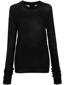 Джемпер в рубчик Givenchy, черный