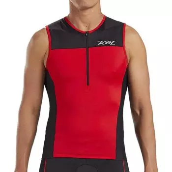Джерси без рукавов Zoot Core + Tri, красный