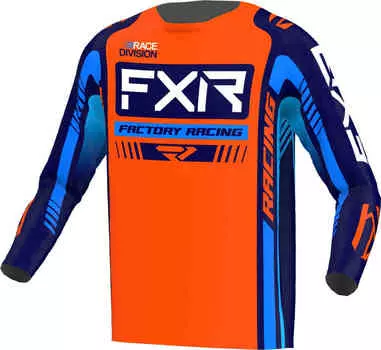 Джерси Clutch Pro 2023 для мотокросса FXR, оранжевый/синий