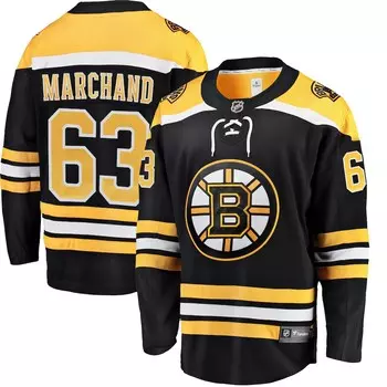 Джерси Fanatics Branded Boston Bruins, черный