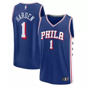 Джерси Fanatics Branded Philadelphia 76Ers, роял