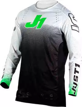 Джерси J-Flex 2.0 Transition для мотокросса Just1, черный/зеленый
