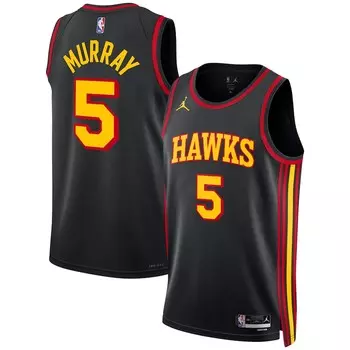Джерси Jordan Brand Atlanta Hawks, черный