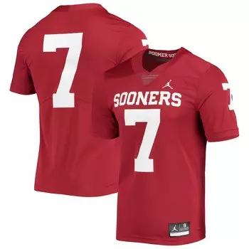 Джерси Jordan Brand Oklahoma Sooners, малиновый
