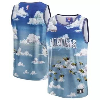 Джерси KidSuper Charlotte Hornets, синий