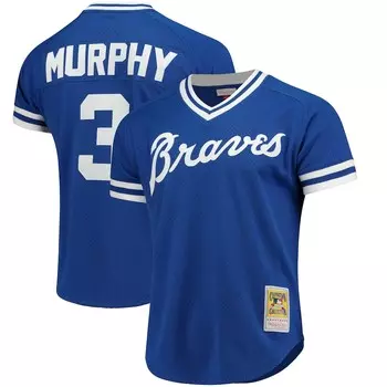 Джерси Mitchell & Ness Atlanta Braves, роял