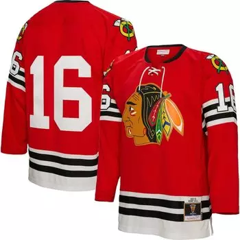 Джерси Mitchell & Ness Chicago Blackhawks, красный