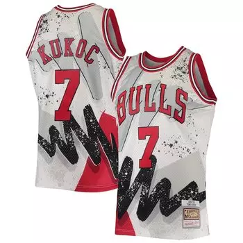 Джерси Mitchell & Ness Chicago Bulls, белый