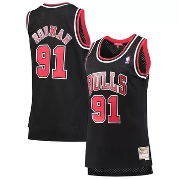 Джерси Mitchell & Ness Chicago Bulls, черный