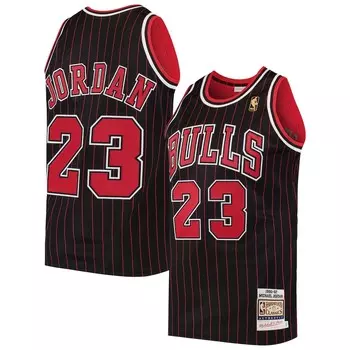 Джерси Mitchell & Ness Chicago Bulls, черный
