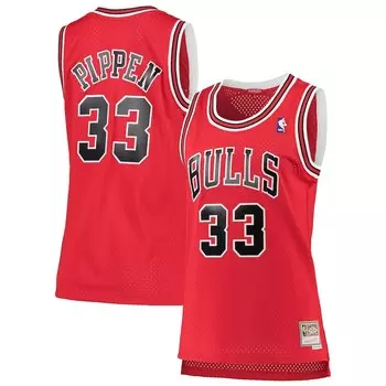 Джерси Mitchell & Ness Chicago Bulls, красный