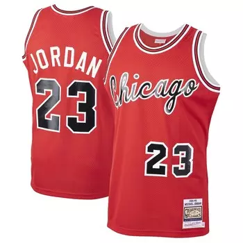 Джерси Mitchell & Ness Chicago Bulls, красный