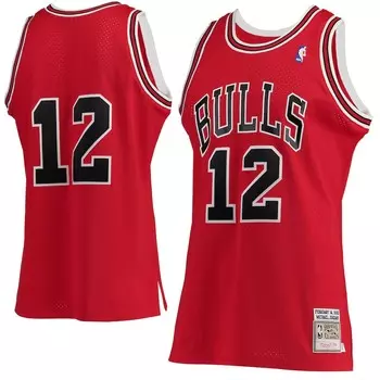 Джерси Mitchell & Ness Chicago Bulls, красный