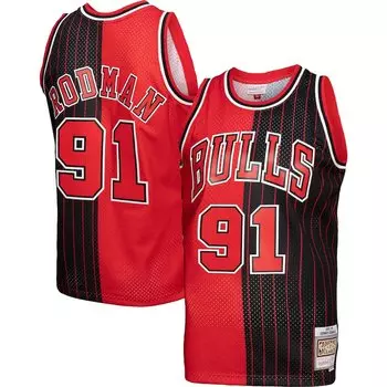 Джерси Mitchell & Ness Chicago Bulls, красный