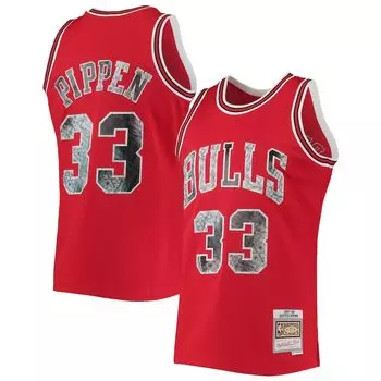 Джерси Mitchell & Ness Chicago Bulls, красный