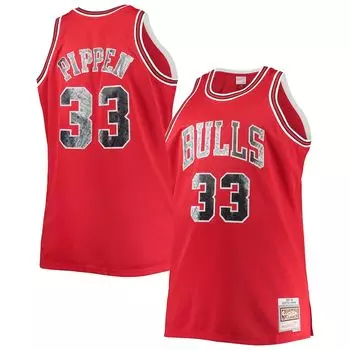 Джерси Mitchell & Ness Chicago Bulls, красный