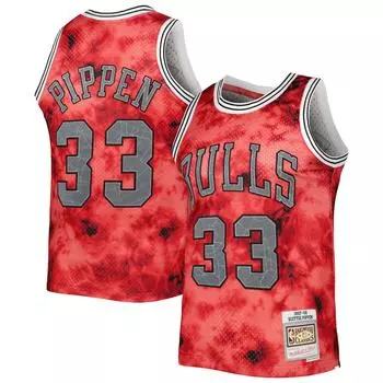 Джерси Mitchell & Ness Chicago Bulls, красный