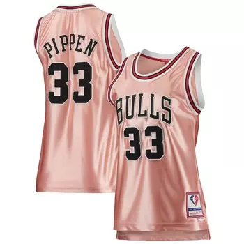 Джерси Mitchell & Ness Chicago Bulls, розовый