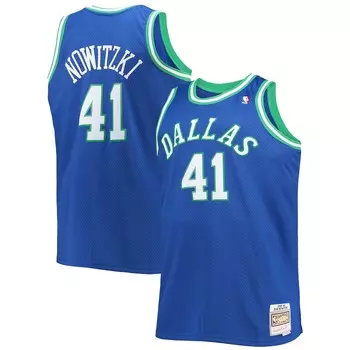 Джерси Mitchell & Ness Dallas Mavericks, синий