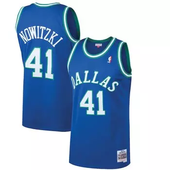 Джерси Mitchell & Ness Dallas Mavericks, синий