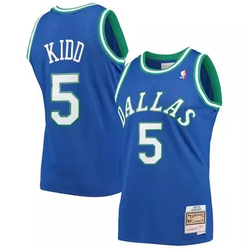 Джерси Mitchell & Ness Dallas Mavericks, синий