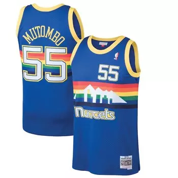 Джерси Mitchell & Ness Denver Nuggets, синий