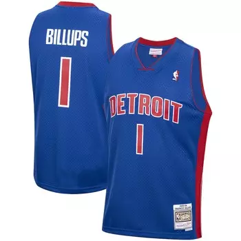 Джерси Mitchell & Ness Detroit Pistons, роял