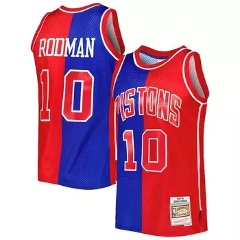 Джерси Mitchell & Ness Detroit Pistons, синий