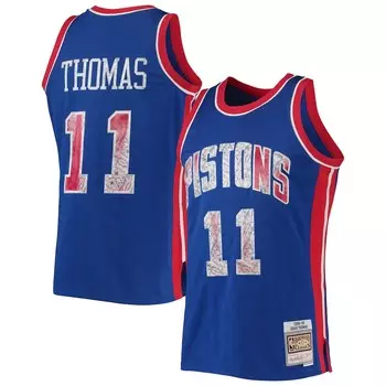 Джерси Mitchell & Ness Detroit Pistons, синий