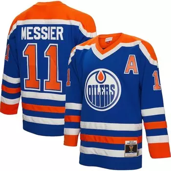 Джерси Mitchell & Ness Edmonton Oilers, роял