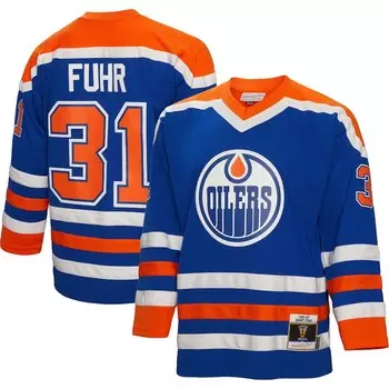 Джерси Mitchell & Ness Edmonton Oilers, роял