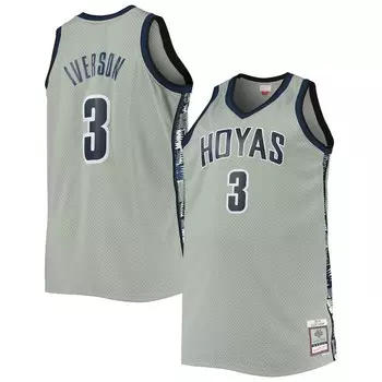 Джерси Mitchell & Ness Georgetown Hoyas, серый