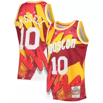 Джерси Mitchell & Ness Houston Rockets, красный
