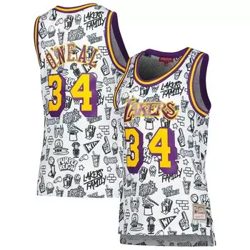 Джерси Mitchell & Ness Los Angeles Lakers, белый