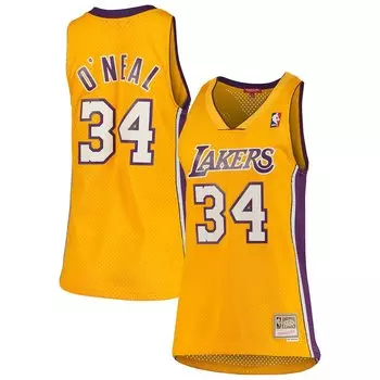 Джерси Mitchell & Ness Los Angeles Lakers, золотой